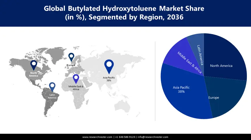 Butylated Hydroxytoluene (BHT) Market share